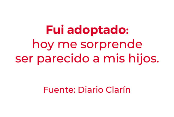 Fui adoptado: hoy me sorprende ser parecido a mis hijos